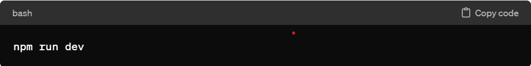 Running the Development Server in Next.js