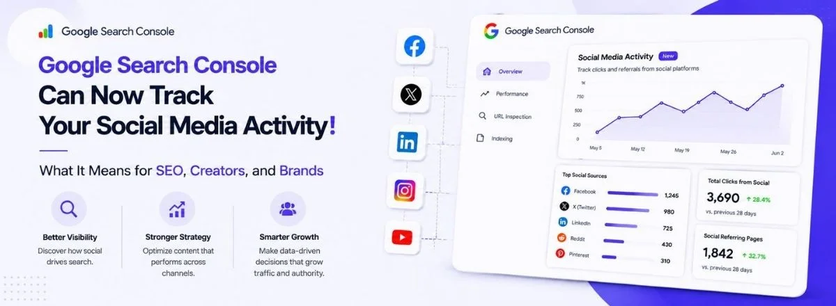 Google Search Console Can Now Track Your Social Media Activity: What It Means for SEO, Creators, and Brands 1 Google Search Console Can Now Track Your Social Media Activity: What It Means for SEO, Creators, and Brands
