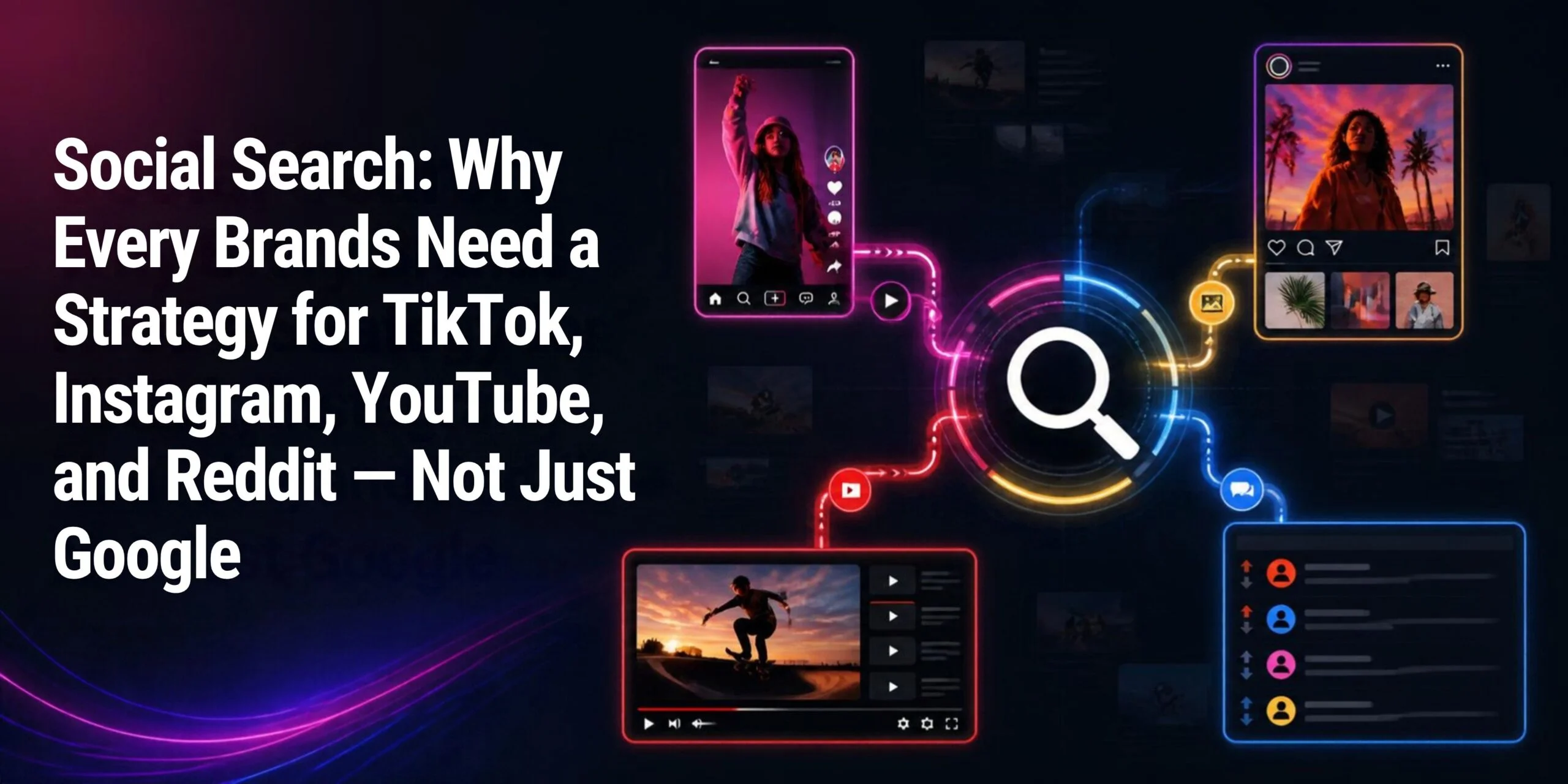 Social Search: Why Every Brands Need a Strategy for TikTok, Instagram, YouTube, and Reddit — Not Just Google